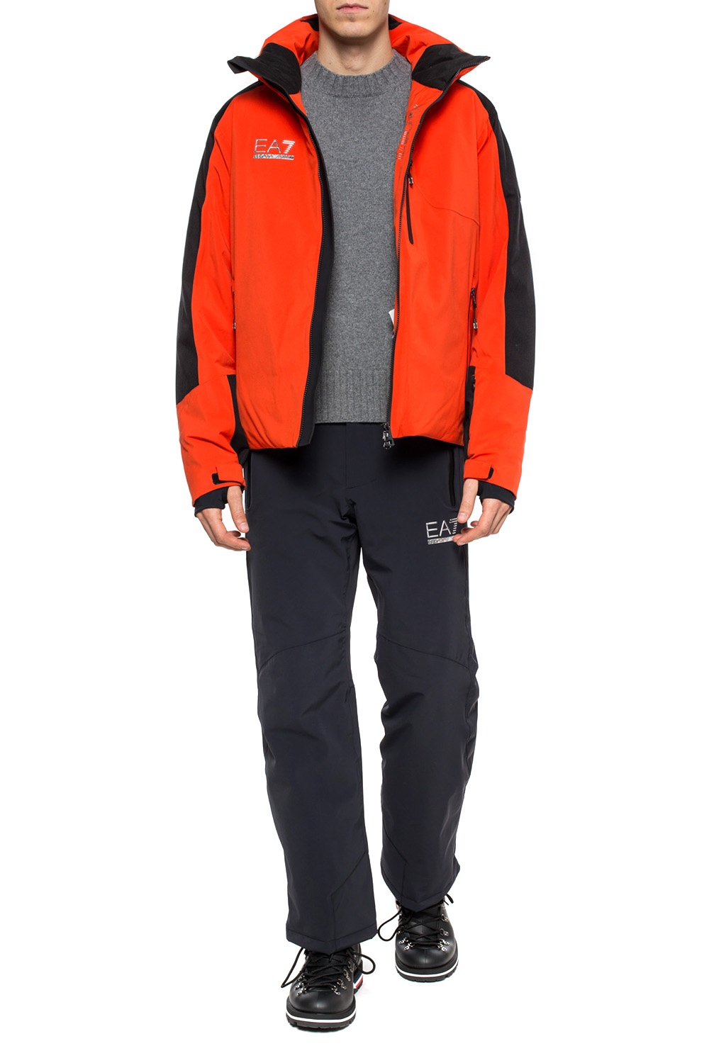 ea7 orange jacket