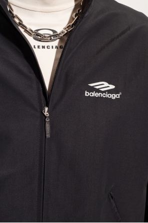 Balenciaga jersey jacket with logo