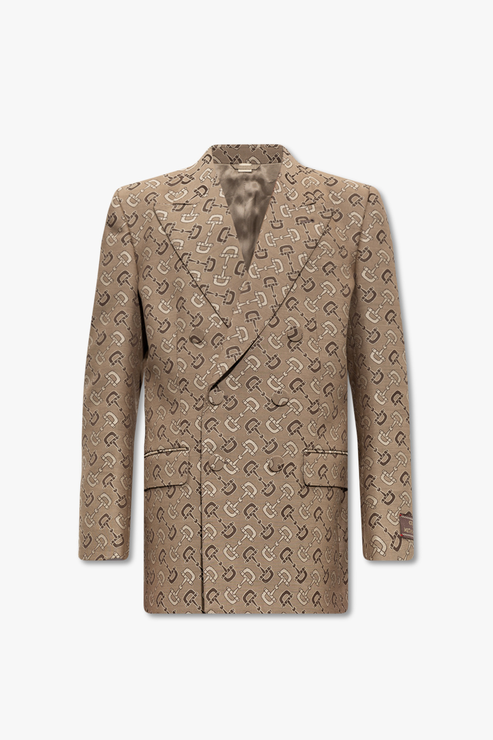 gucci embellished Patterned blazer