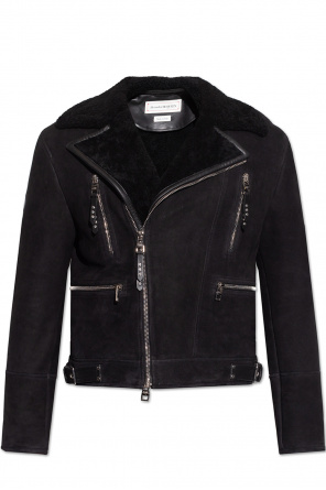 Alexander McQueen White & Black Houndstooth Blazer Vest