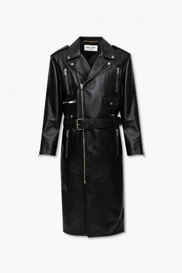 Saint Laurent Leather coat