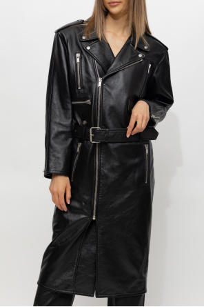 Saint Laurent Leather coat