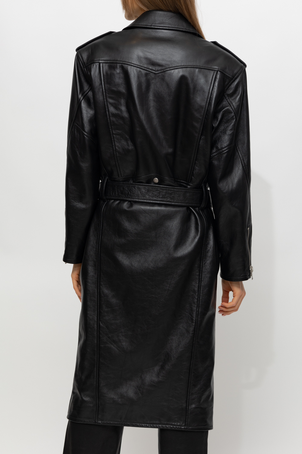 Saint Laurent Leather coat