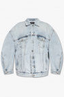 Balenciaga light blue Oversize denim jacket