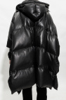 Saint Laurent BLACK Leather poncho