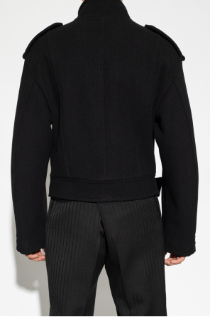 Saint Laurent Double-breasted jacket with epaulettes