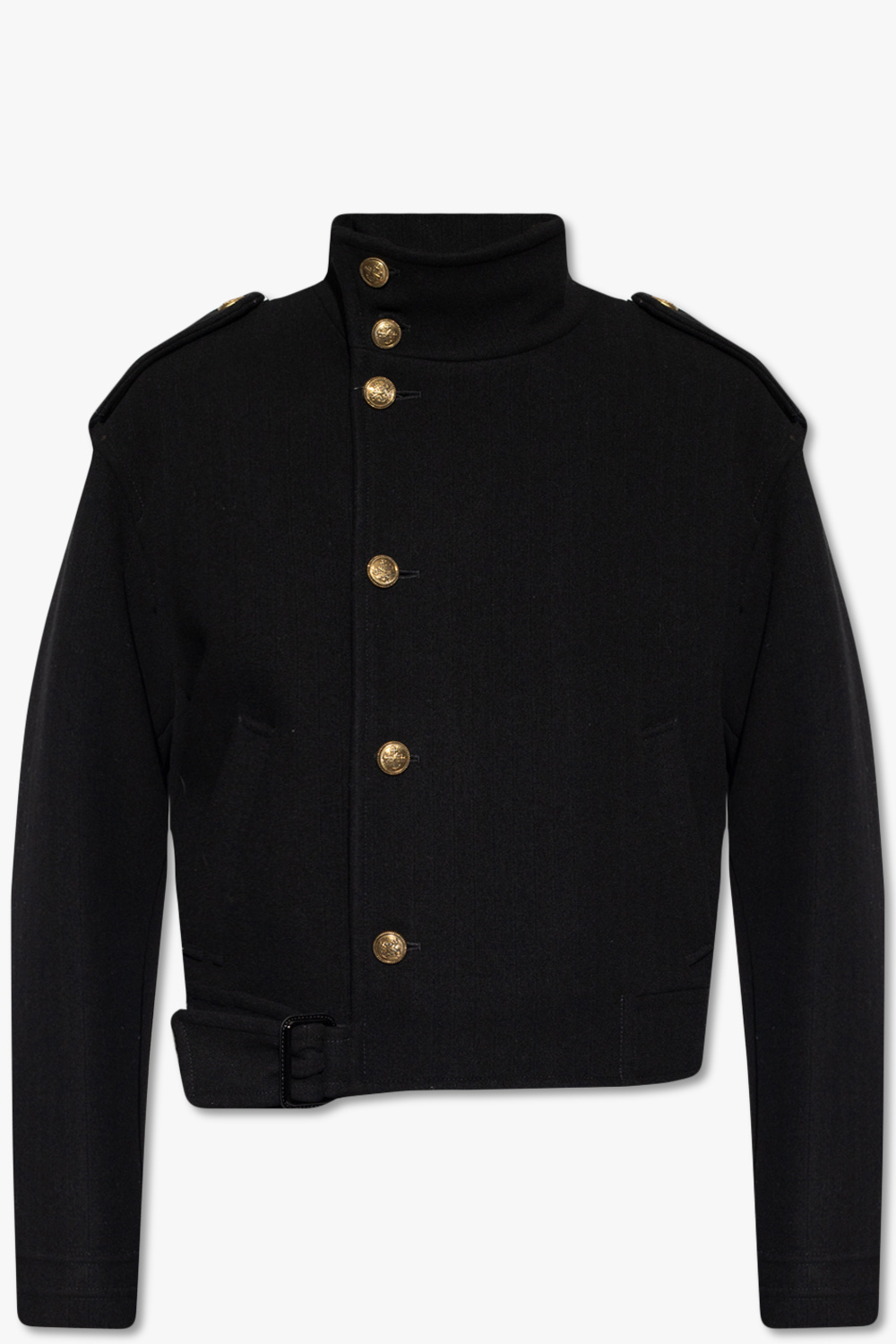 Saint Laurent Double-breasted jacket with epaulettes