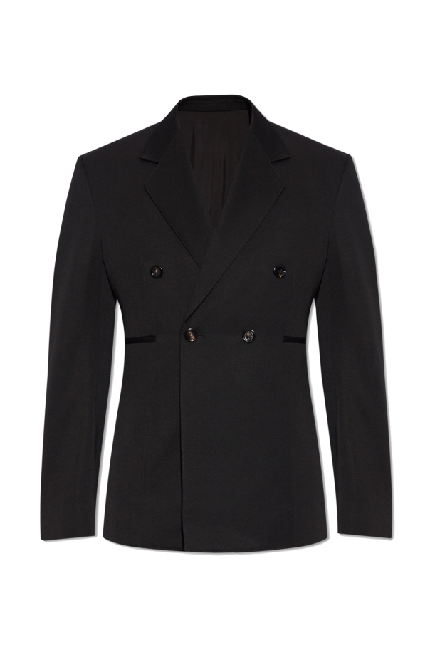 Double-breasted blazer od rectangular-frame Bottega Veneta