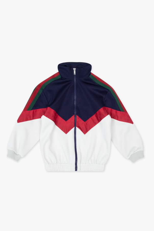 Gucci Kids Sweatshirt with standing collar