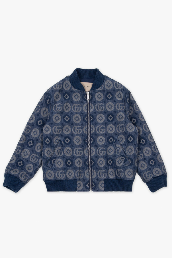 Gucci Kids Denim bomber jacket