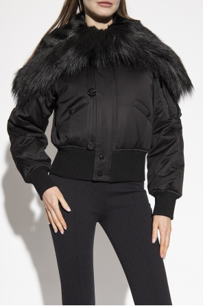 Saint Laurent Jacket with faux fur