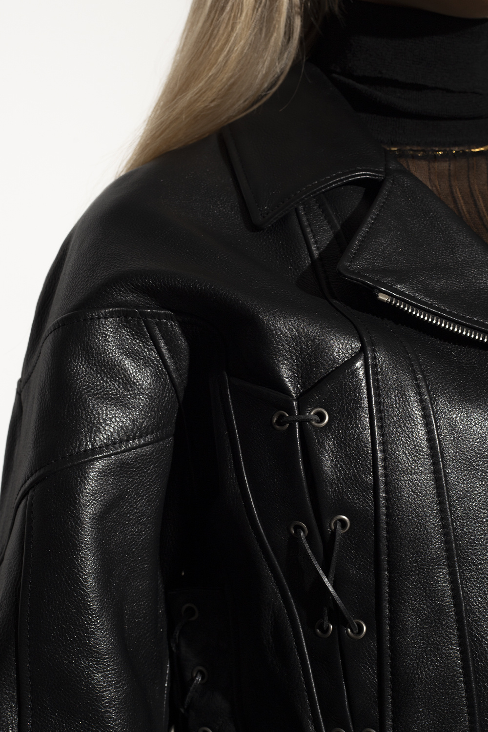 Saint Laurent Leather biker jacket