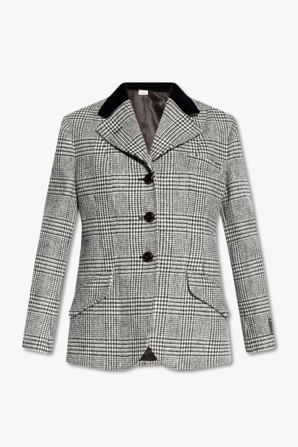 Gucci geometric-patterned blazer