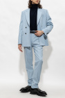 Alexander McQueen BLUE Blazer with vent
