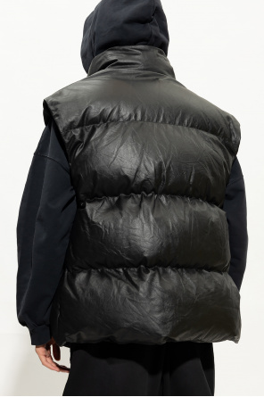 Balenciaga Oversize metallic-panel vest