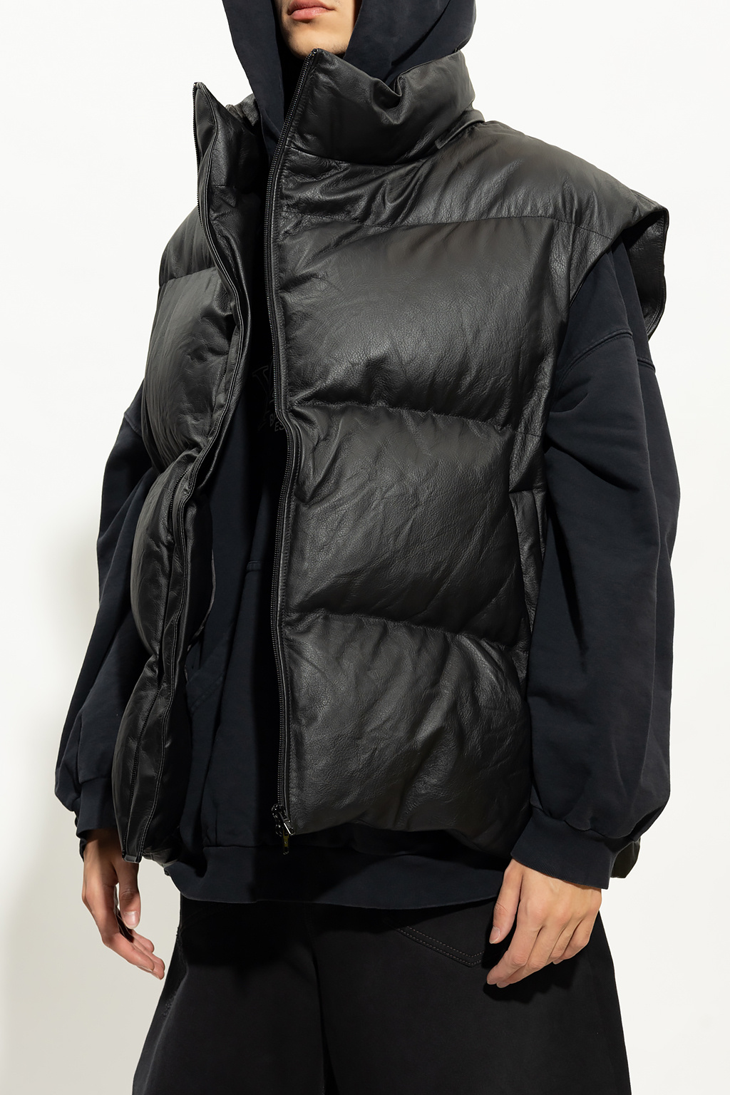 Balenciaga Oversize leather vest | Men's | Vitkac