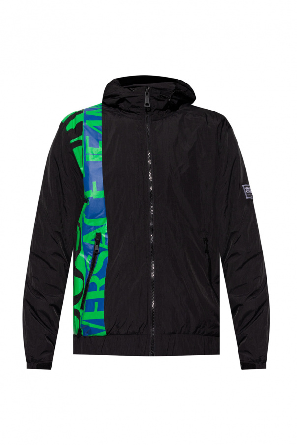 Versace Jeans Couture Hooded jacket with logo