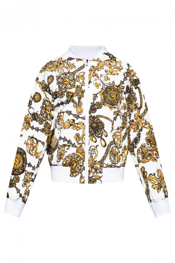 Versace Jeans Couture Wool Blend Bubble Puffer Jacket