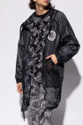 Costumein raw-cut edge linen shirt Reversible coat with logo