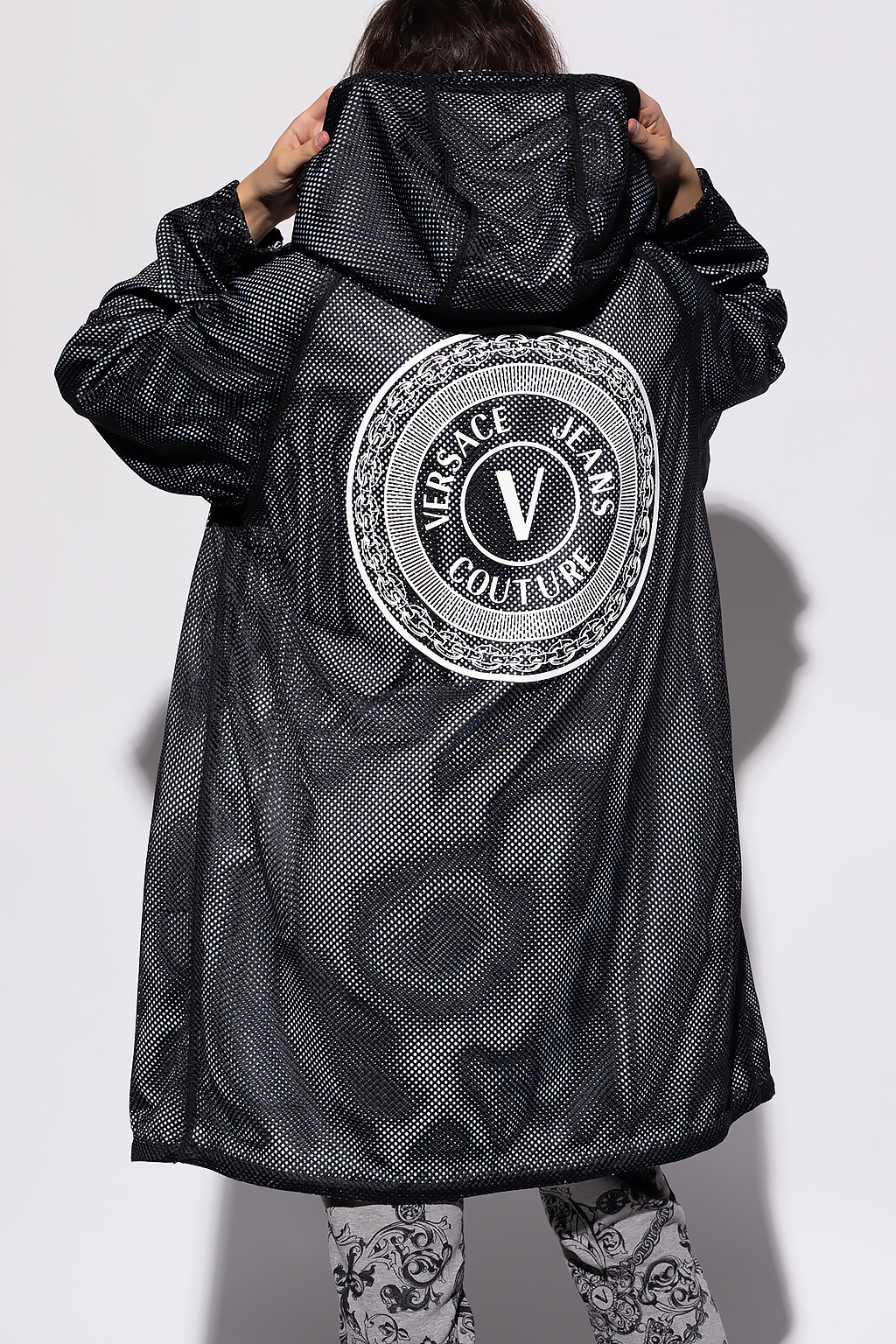 Versace Jeans Couture Reversible coat with logo