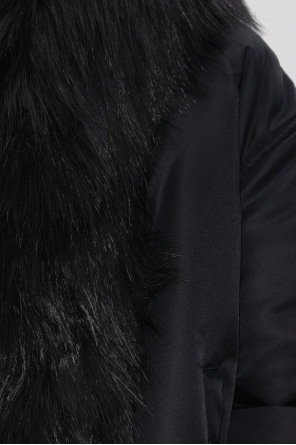 Saint Laurent Animal-free fur jacket