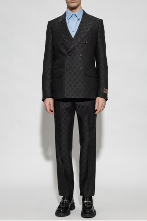 gucci Monogramm-Motiven Wool suit