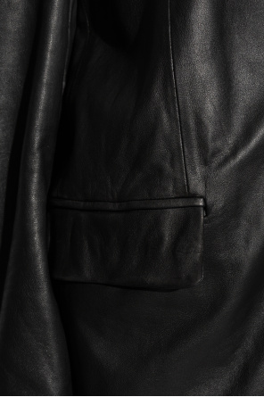 Balenciaga Leather jacket in oversize style