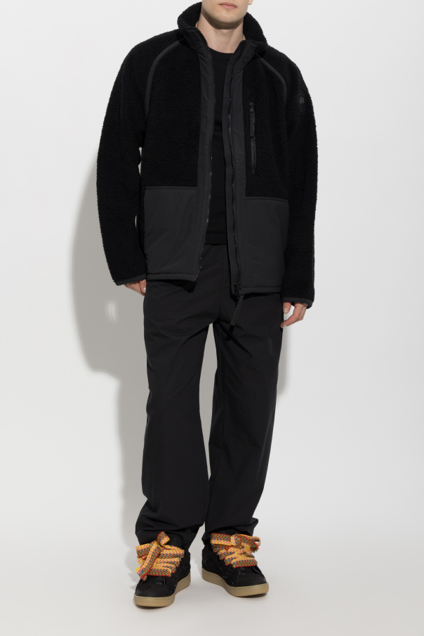 Canada Goose Fleece jacket with stand-up collar