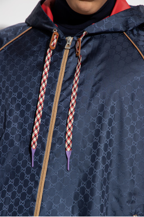 gucci Horsebit-detail Hooded jacket