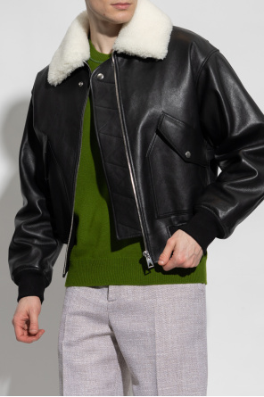 Bottega point Veneta Leather jacket