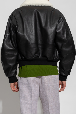 Bottega point Veneta Leather jacket