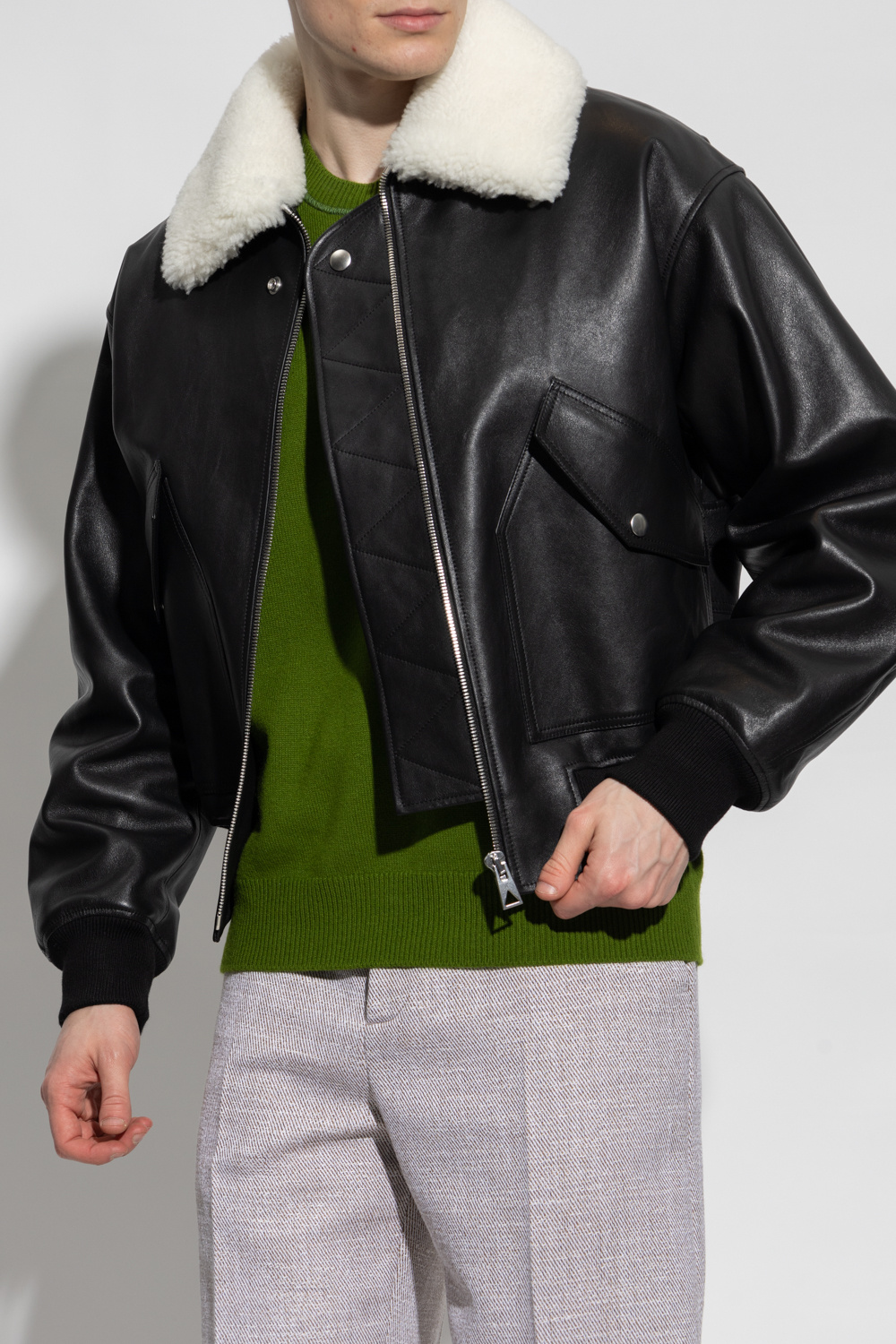 bottega BAG Veneta Leather jacket
