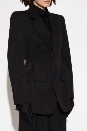 Balenciaga Чорна куртка canis puffer jacket allsaints розмір l
