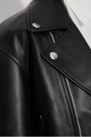 Bottega Veneta Leather biker jacket