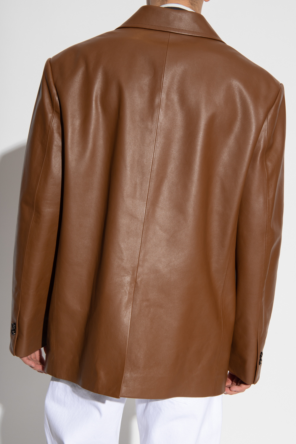 bottega UGA Veneta Leather blazer