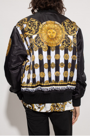 Versace Jeans Couture Patterned bomber detail jacket