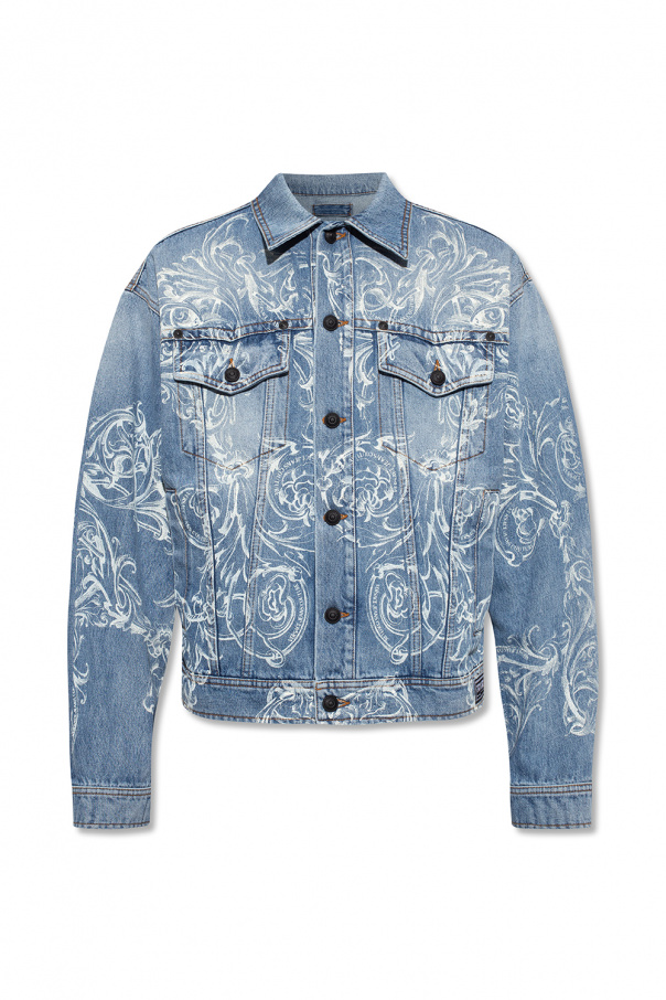 Versace Jeans Couture Printed denim jacket