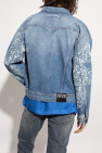 Versace Jeans Couture logo-patch embroidered bomber jacket