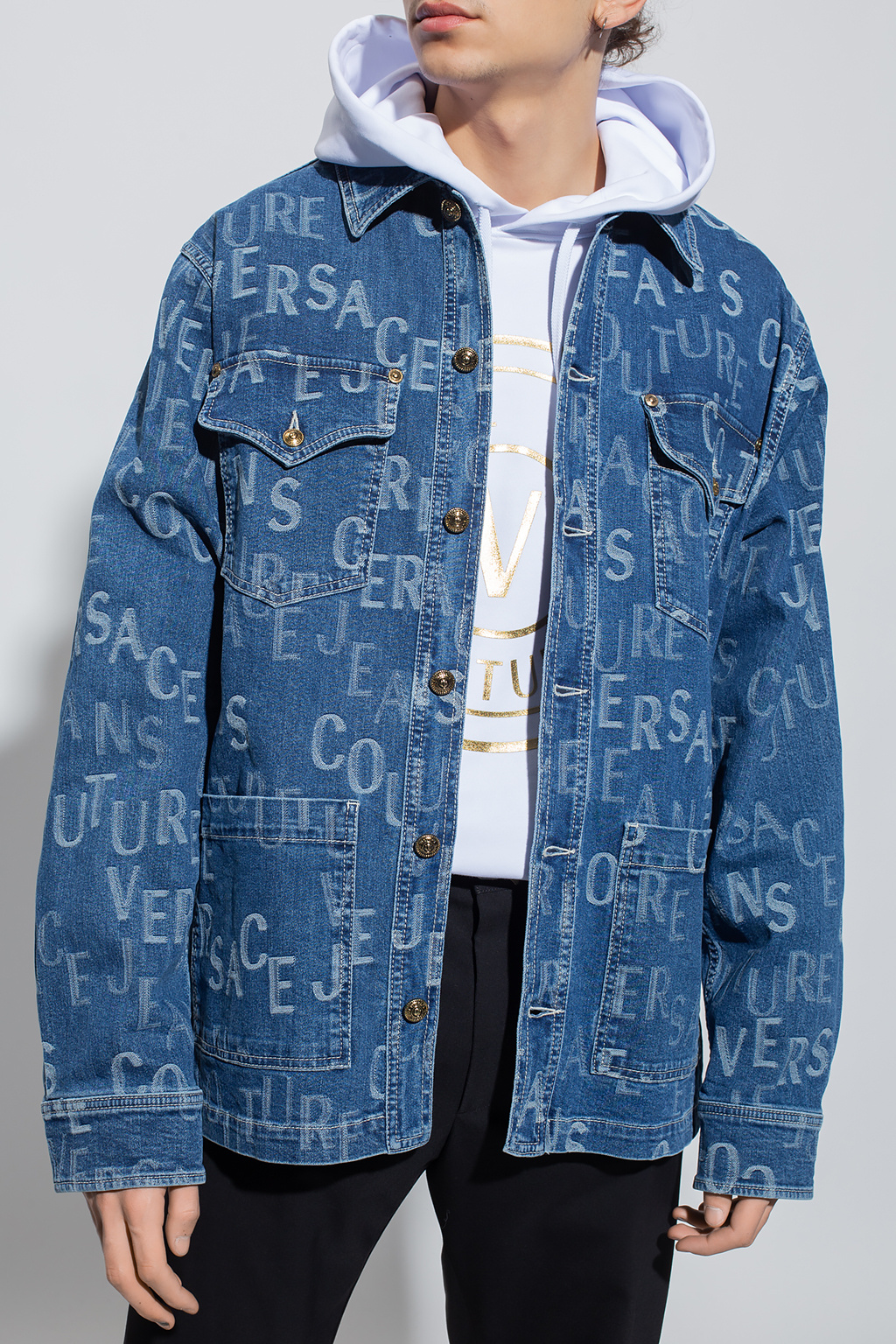 Versace Jeans Couture Denim jacket Easy with logo