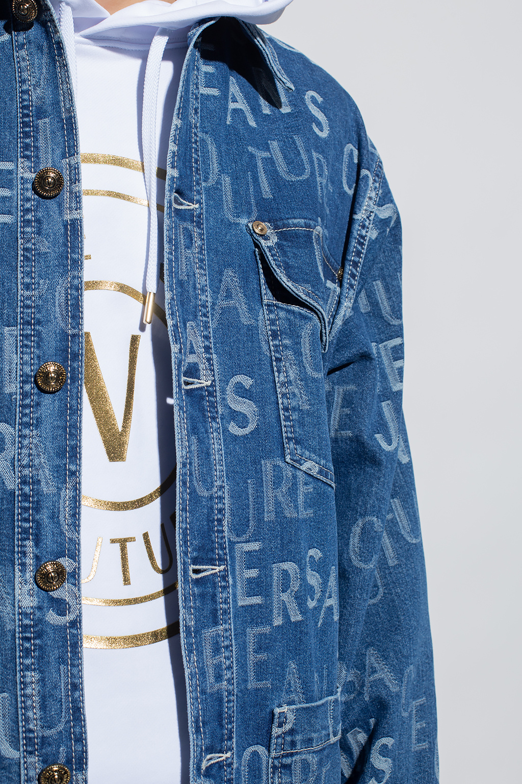 Versace Jeans Couture Denim jacket with logo