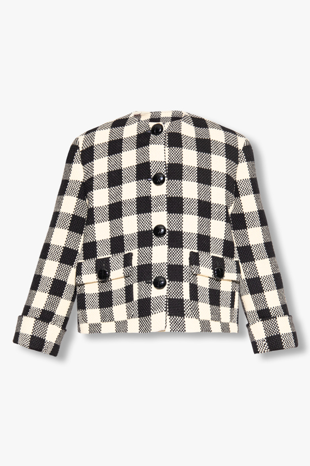 Gucci Checked wool jacket