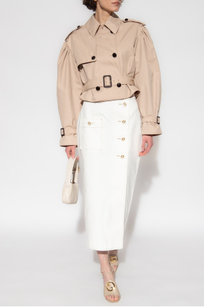 Belted cropped jacket od Gucci