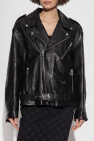 Gucci Oversize leather jacket