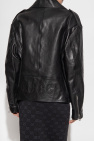 Gucci Oversize leather jacket