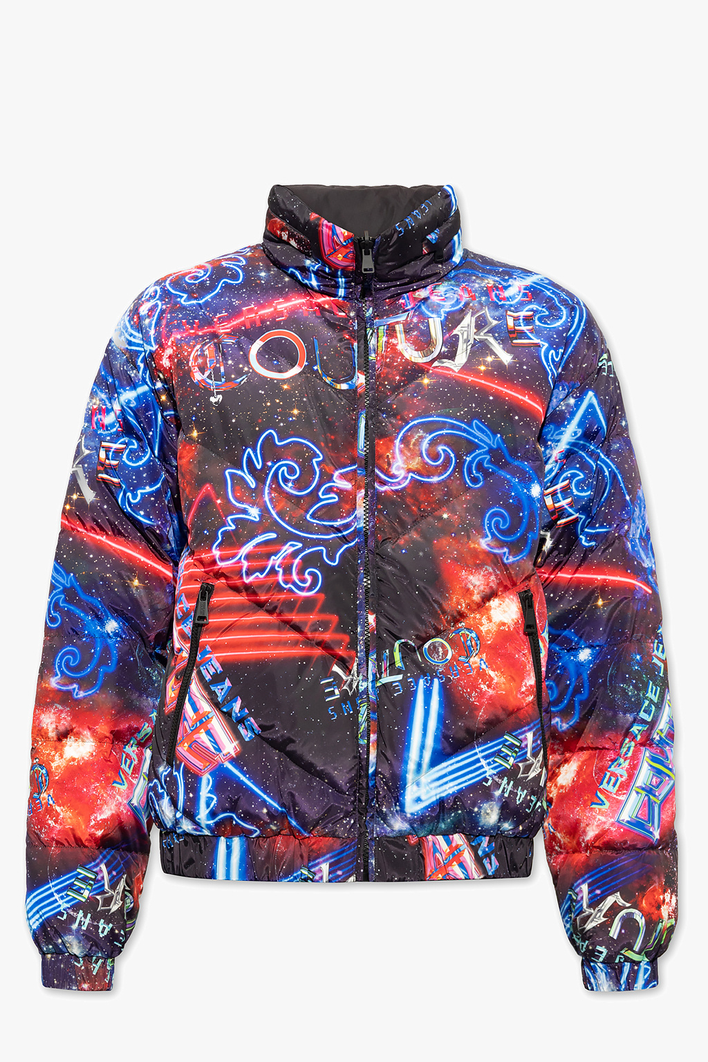 Versace Jeans Couture Reversible down sweatshirt jacket