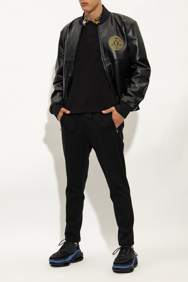 Versace Jeans Couture New Balance Hoodie à petit logo Noir