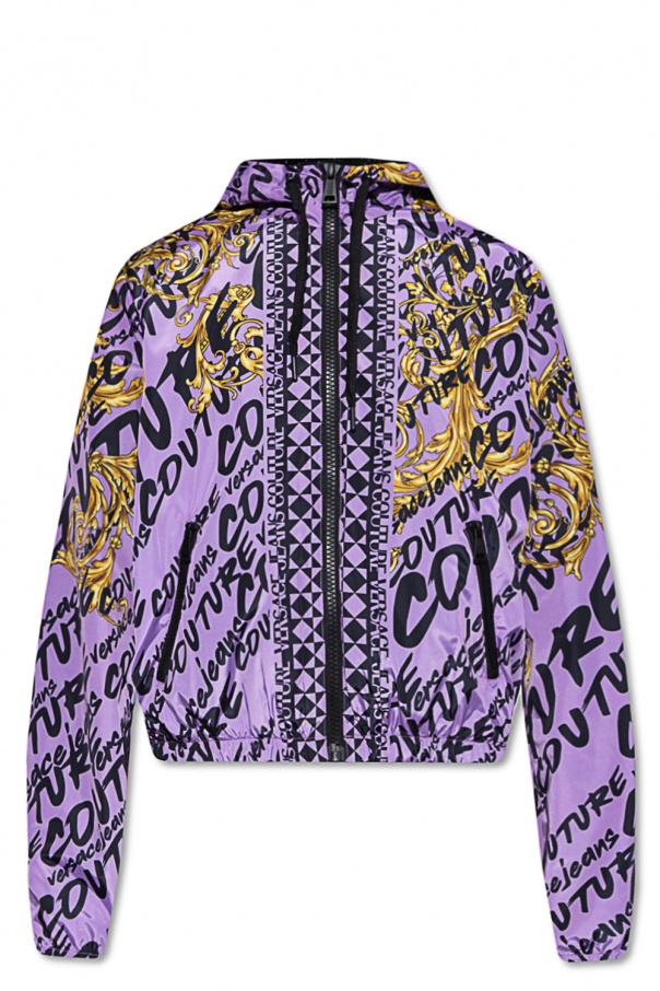 Versace Jeans Couture Hooded track jacket