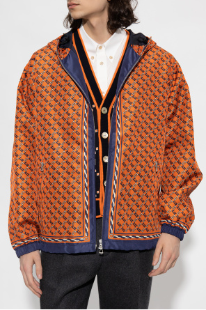 Gucci Patterned hooded jacket