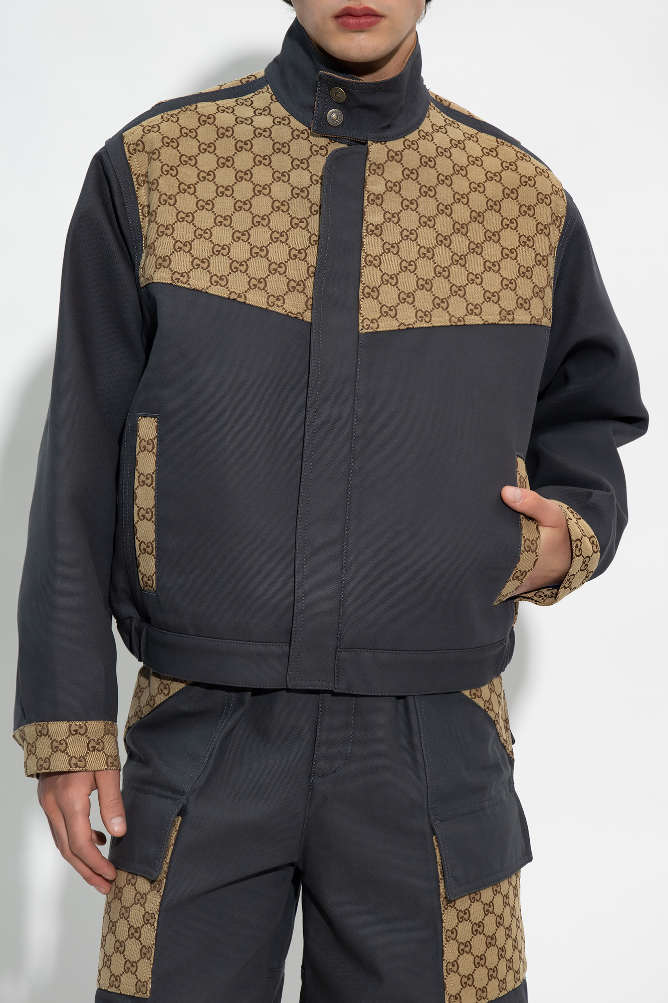 gucci ace Jacket with monogram