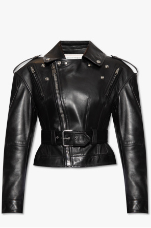 Leather jacket od Alexander McQueen